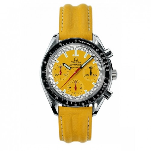 Preowned Omega Speedmaster Reduced Schumacher Yellow 3810.12.40